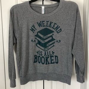 Books Sweatshirt Size Small